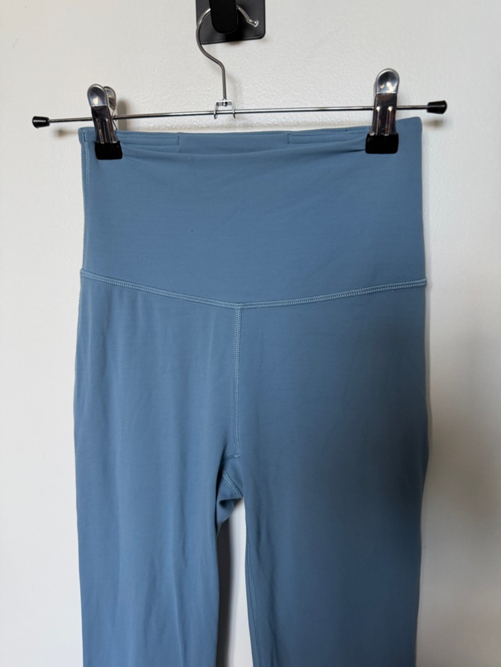 lululemon Groove Nulu high rise Boot-Cut Flare Leggings in Dusty Blue - Picture 3 of 7